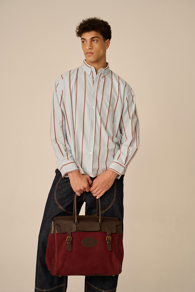 Camisa Carnan Listrada Bordô