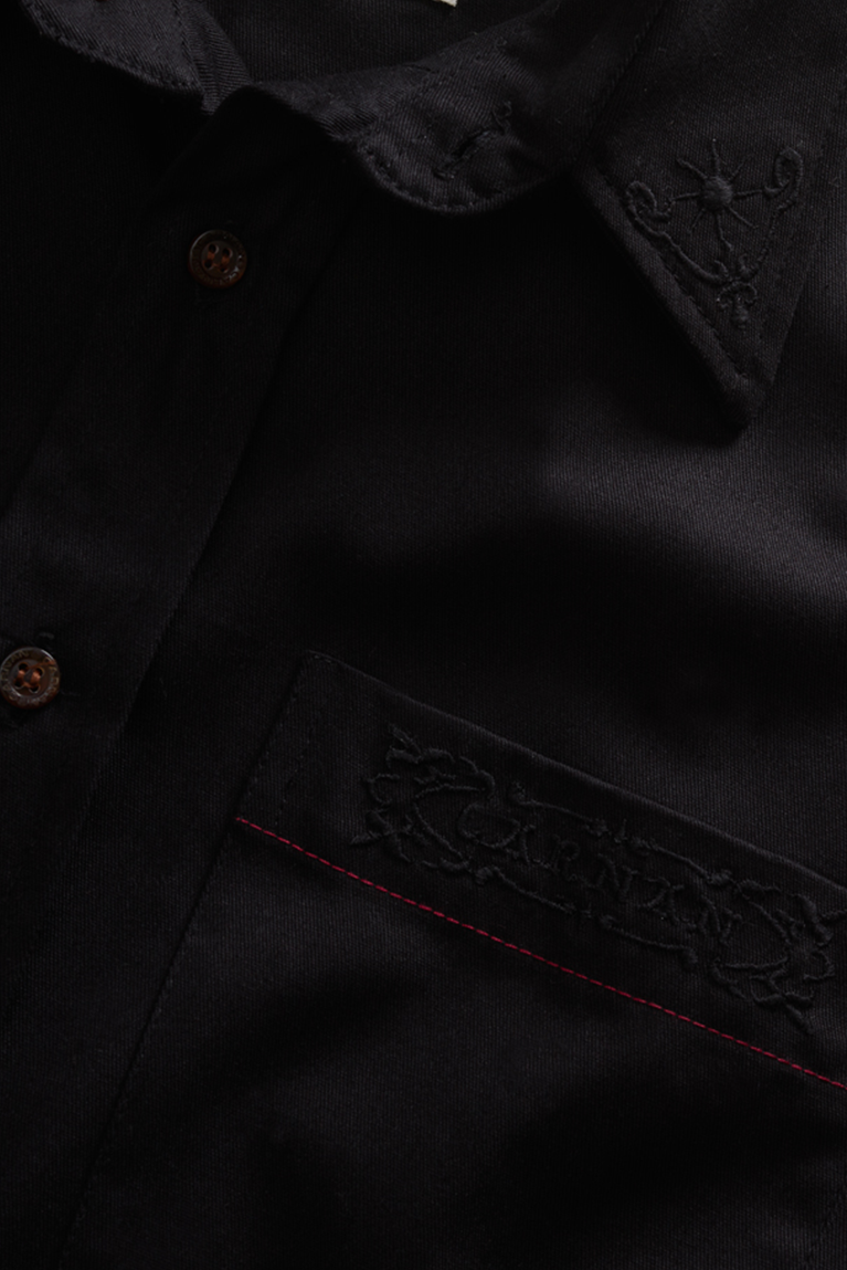 Camisa Carnan Short Sleeve Preta