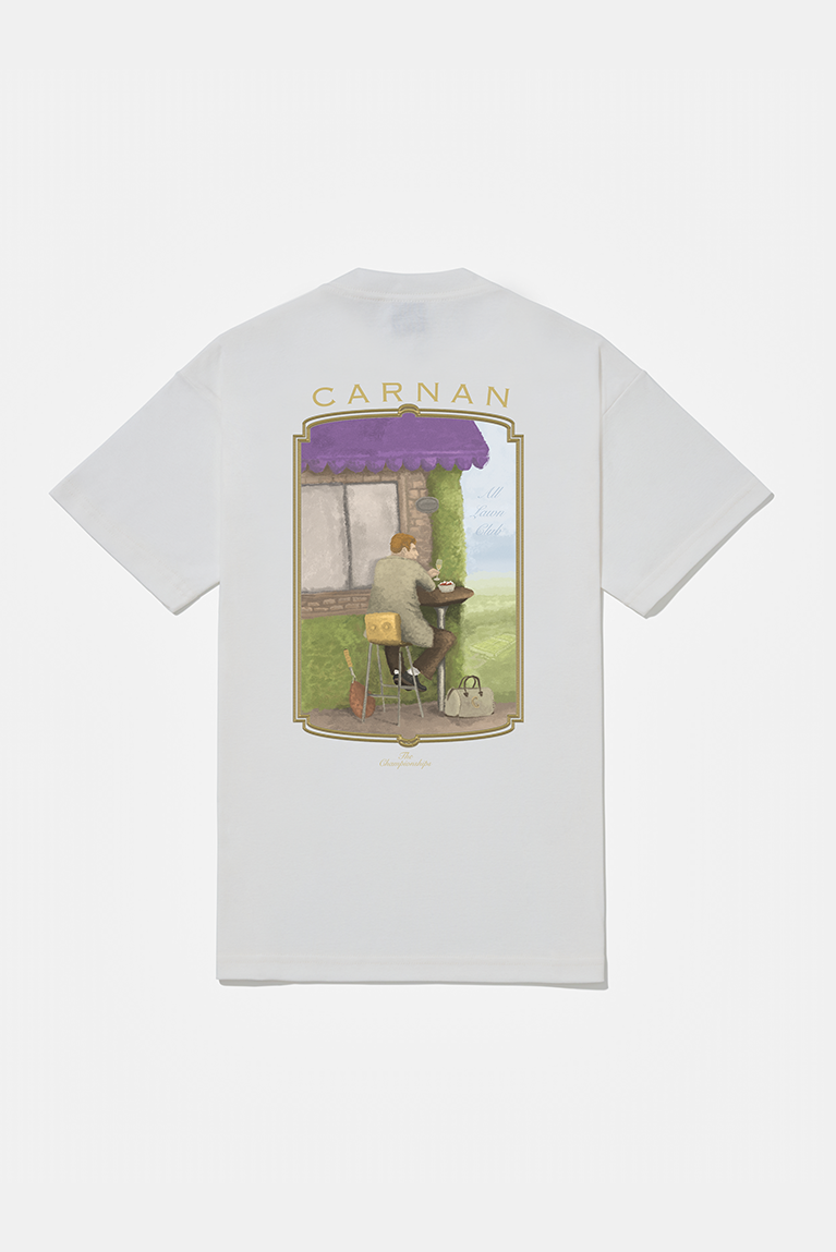 Camiseta Carnan Lawn Club Branca