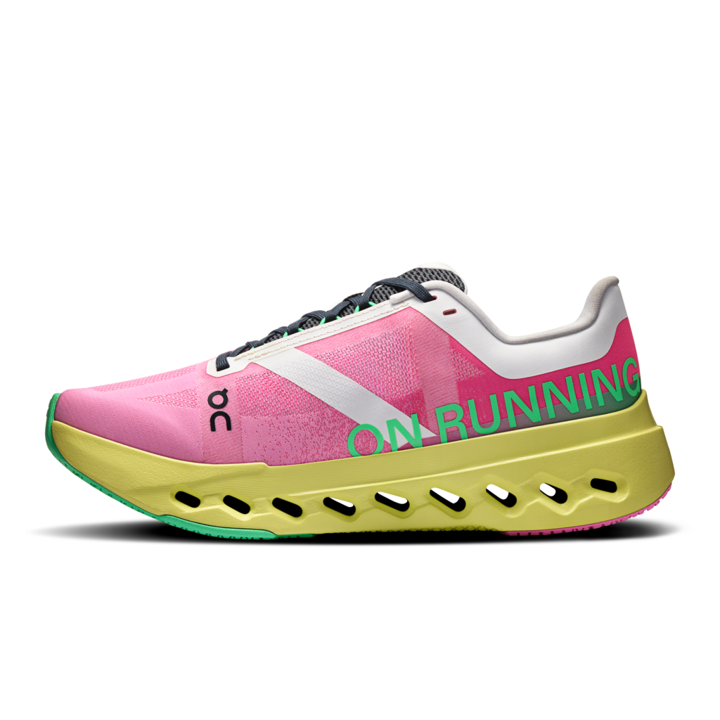Tênis On Cloudsurfer Next Feminino Pink Limelight