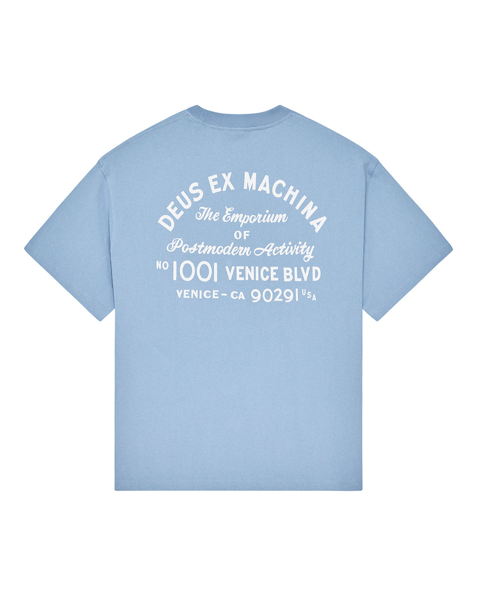 Camiseta Deus Ex Machina Venice Sing Azul Claro