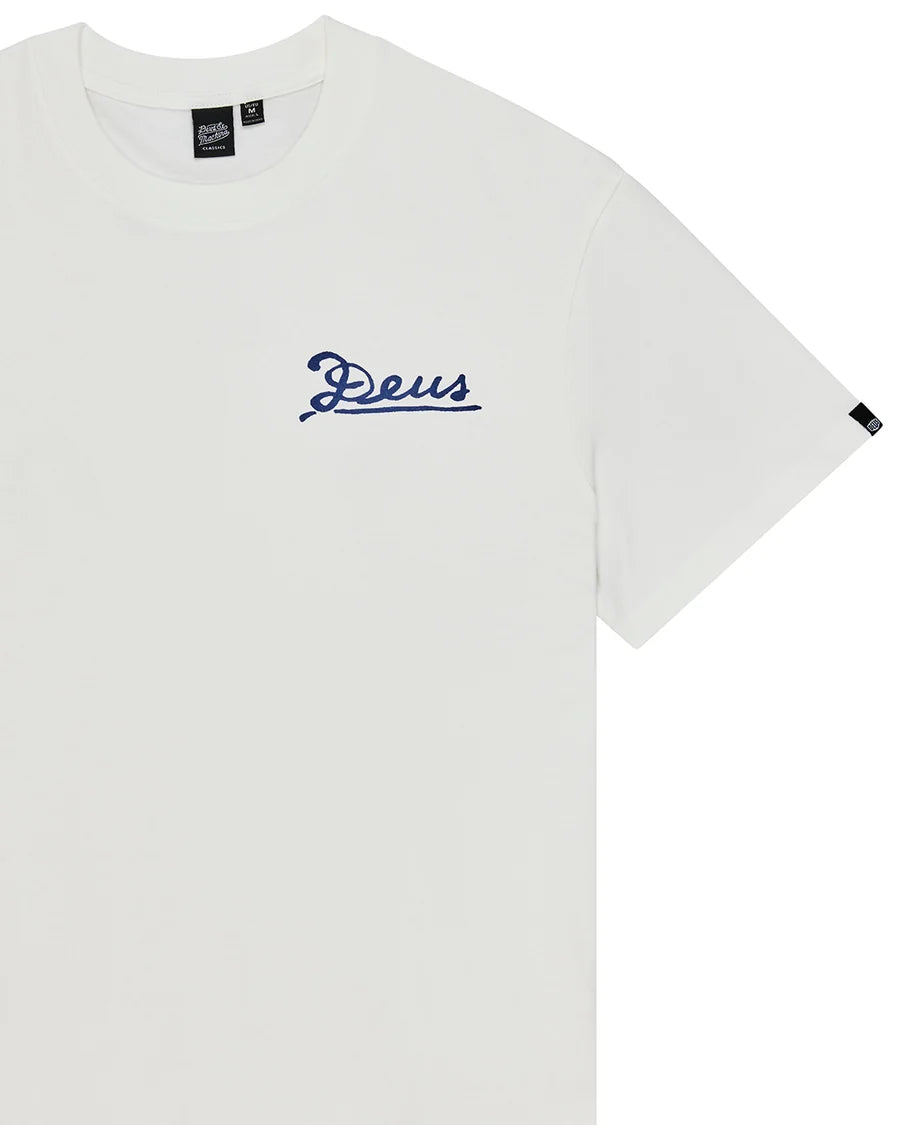 Camiseta Deus Ex Machina Bobskull Branca