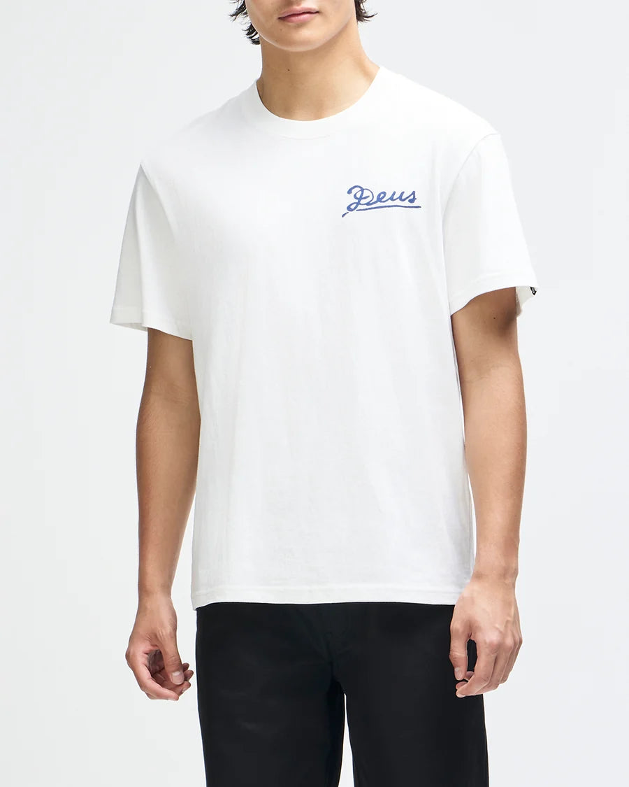 Camiseta Deus Ex Machina Bobskull Branca