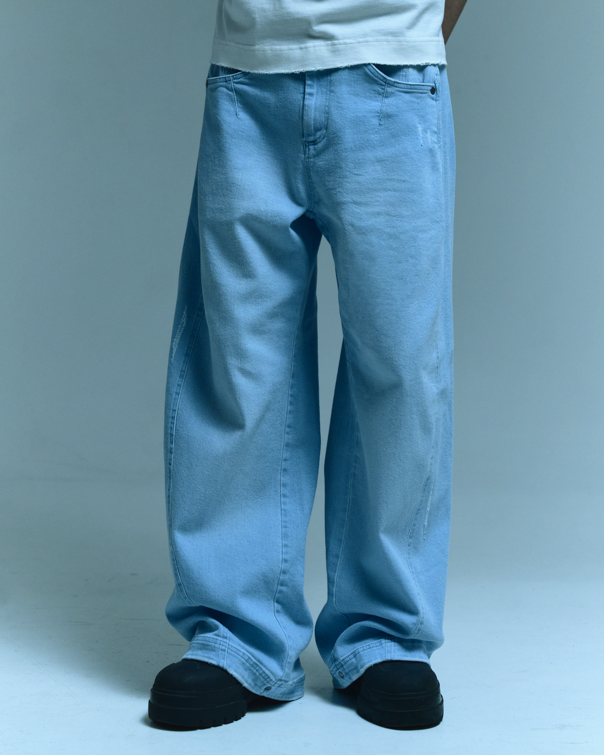 Calça Jeans Des Prezo Classic Barrel Azul Claro