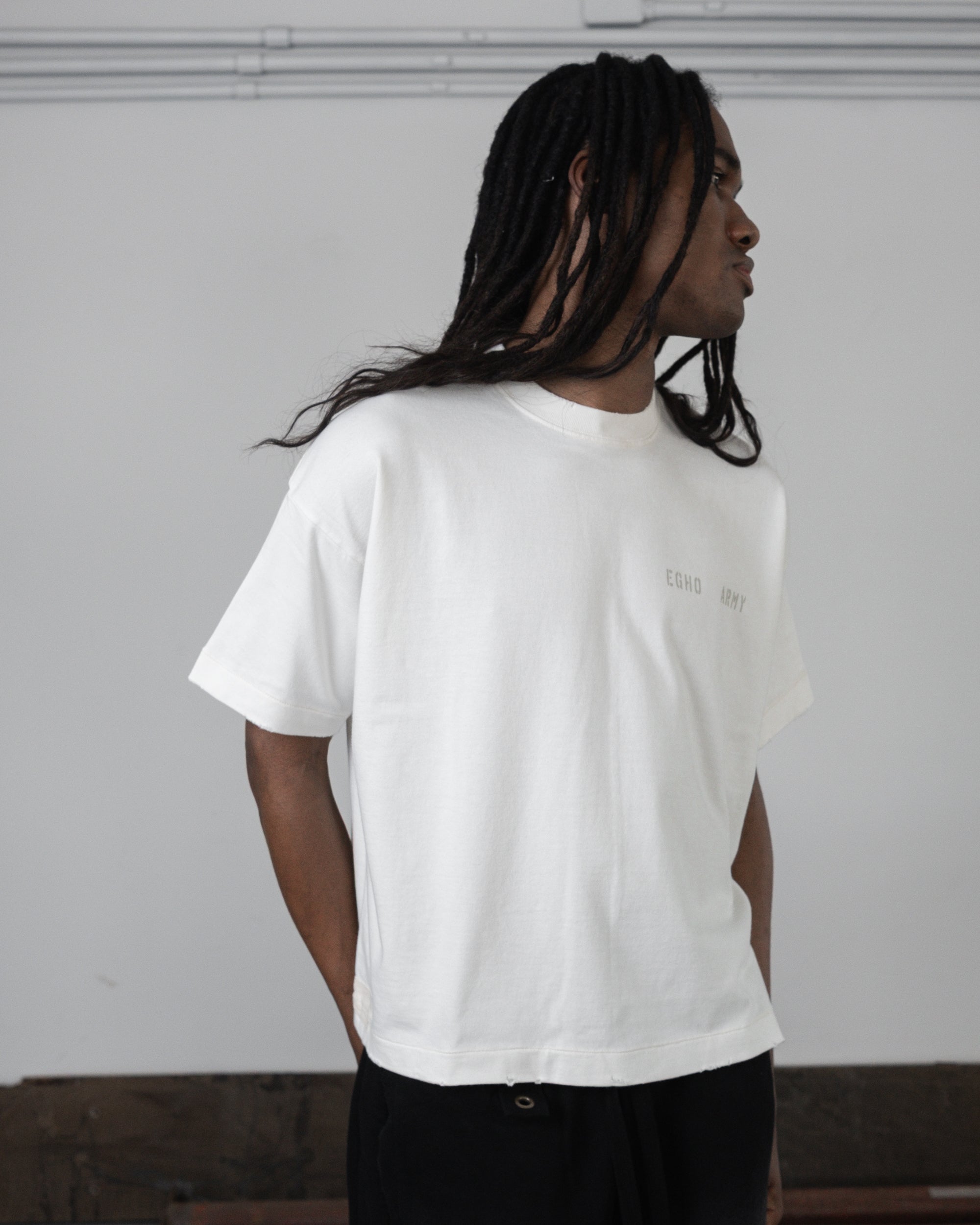 Camiseta Egho Uniform Boxy Branca