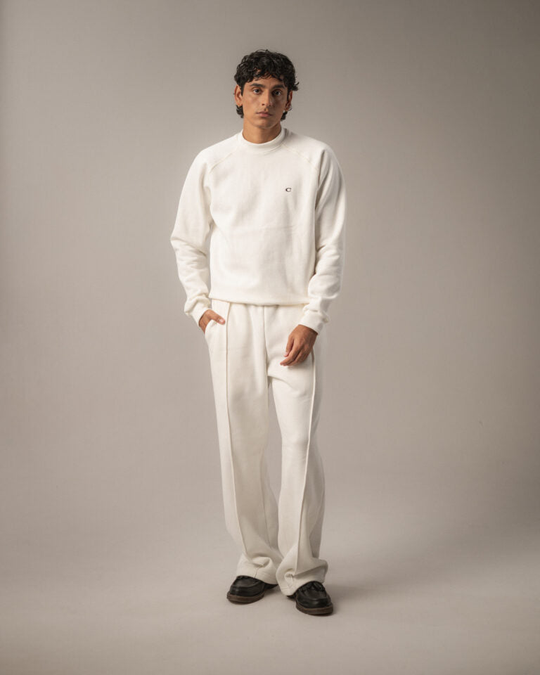 Moletom Crewneck Cetti Logo Off White
