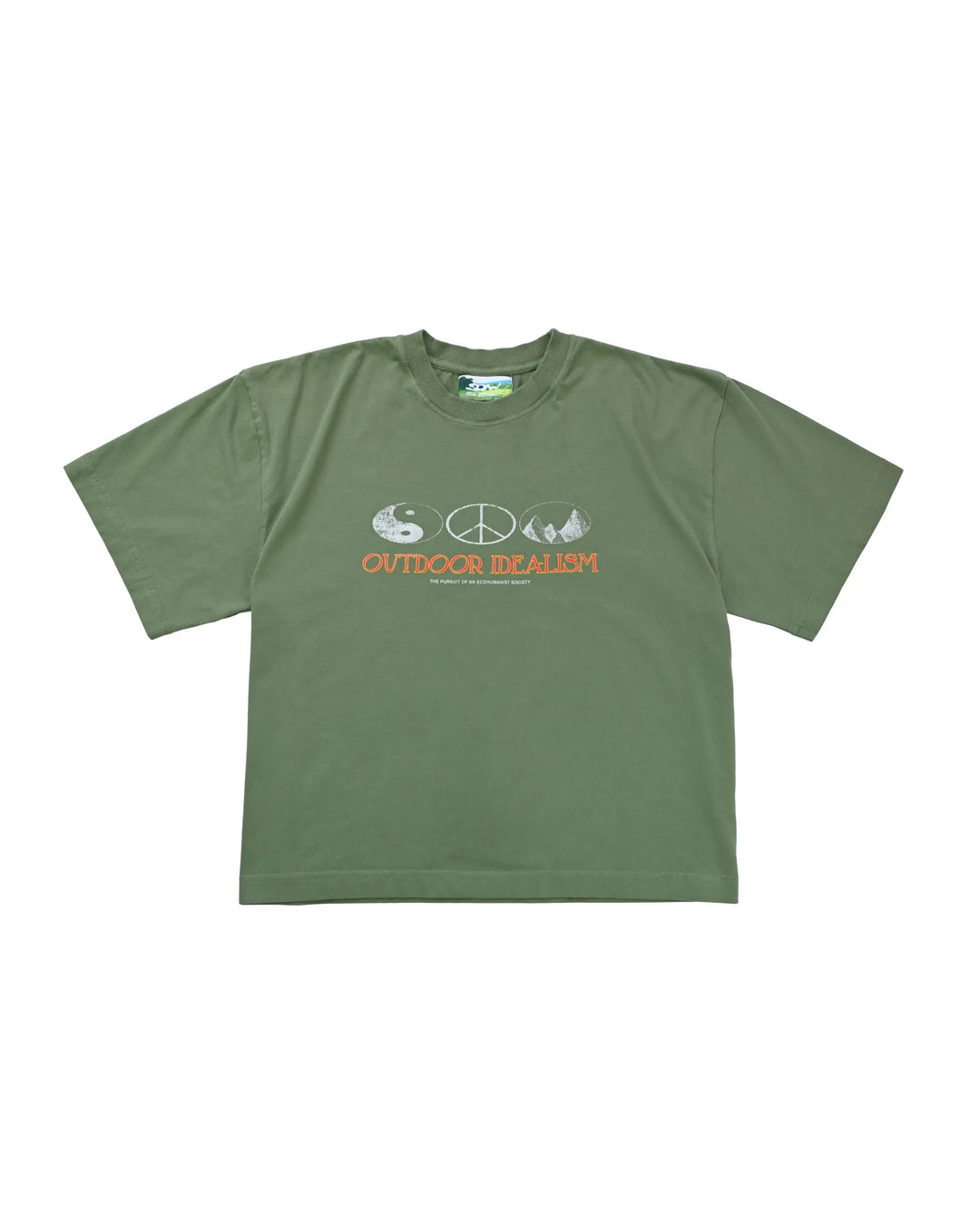 Camiseta Sow Boxy Outdoor Idealism Verde
