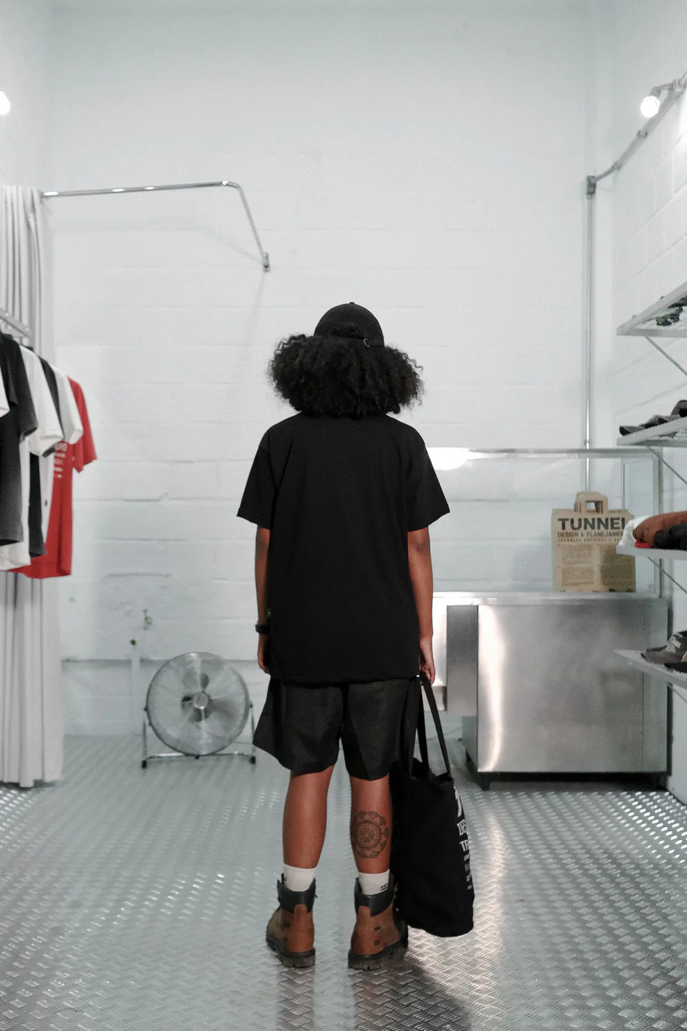 Camiseta Tunnel Oversized Mineração Preta