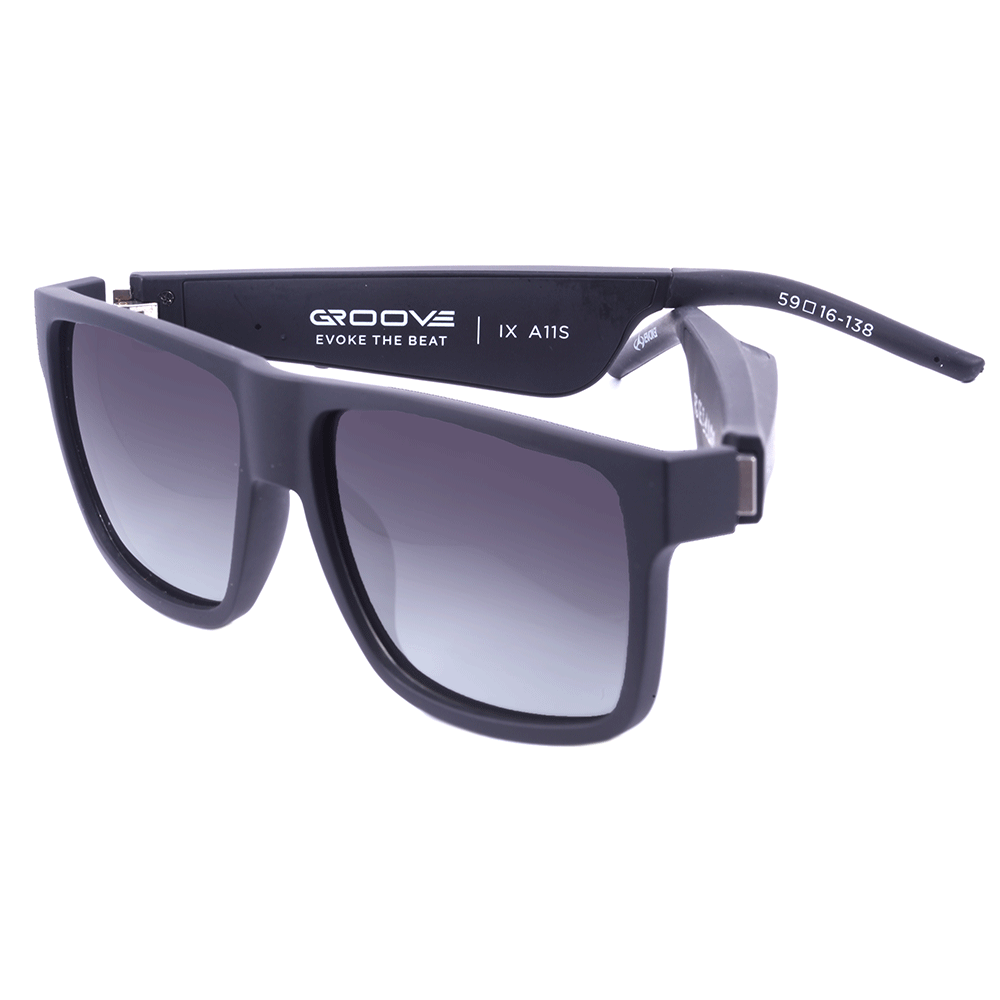 Óculos de Sol Evoke The Beat Groove IX A11S Matte Black Gray