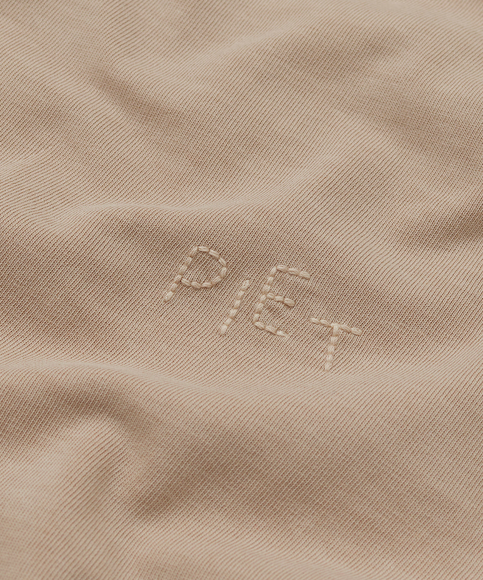 Regata Piet Oversized Emblema Bege