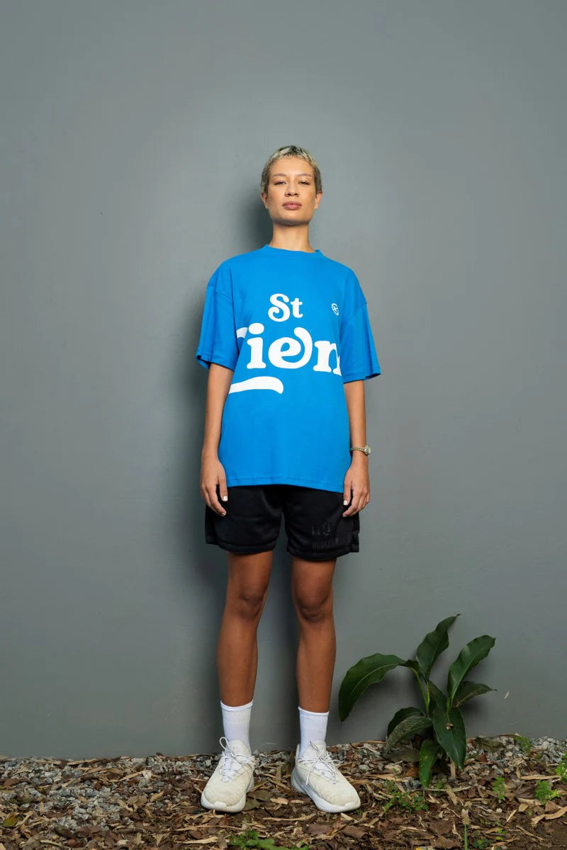 Camiseta Ciena Gigantic Logo Azul