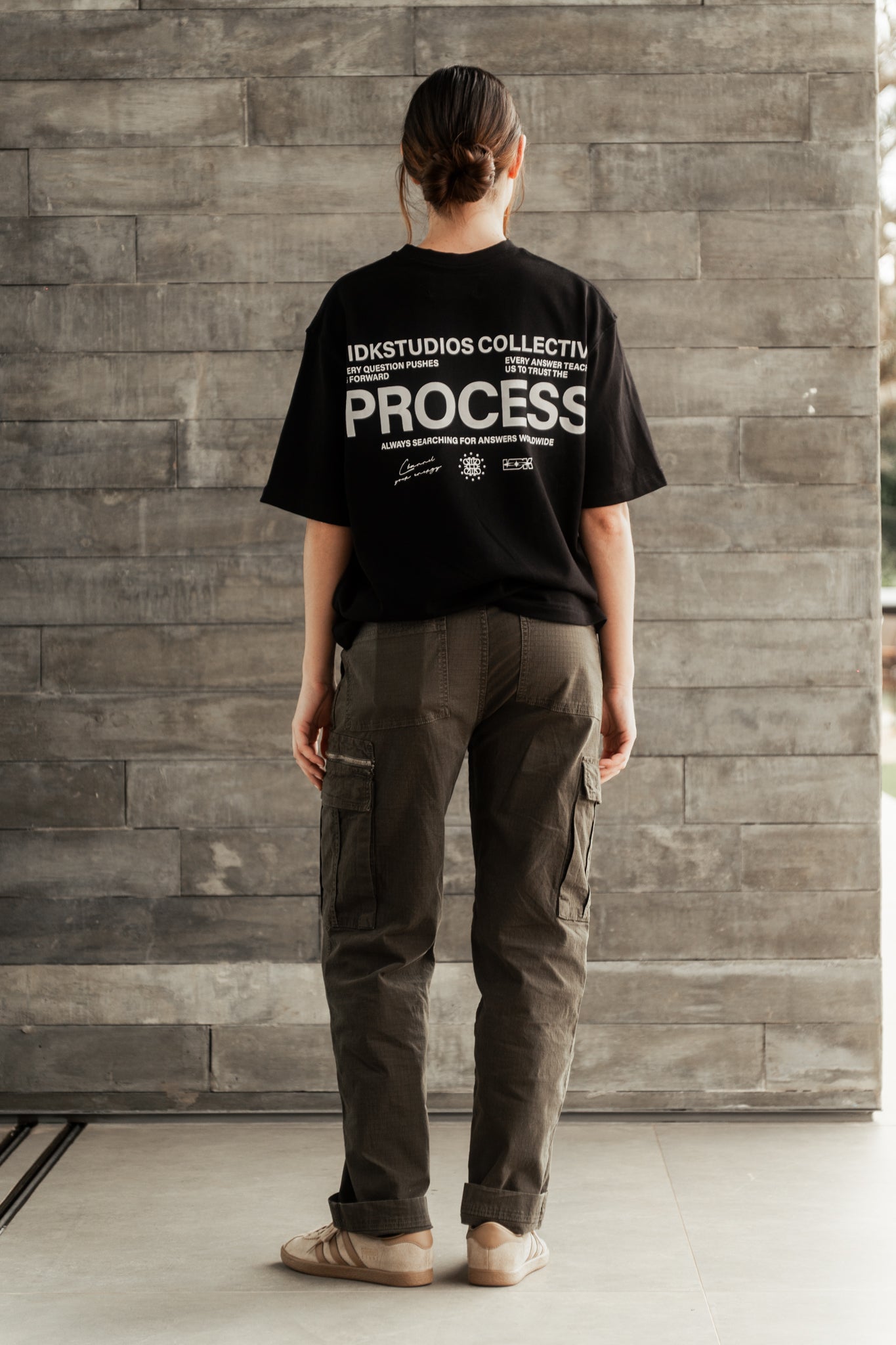 Camiseta Boxy IDK Trust The Process