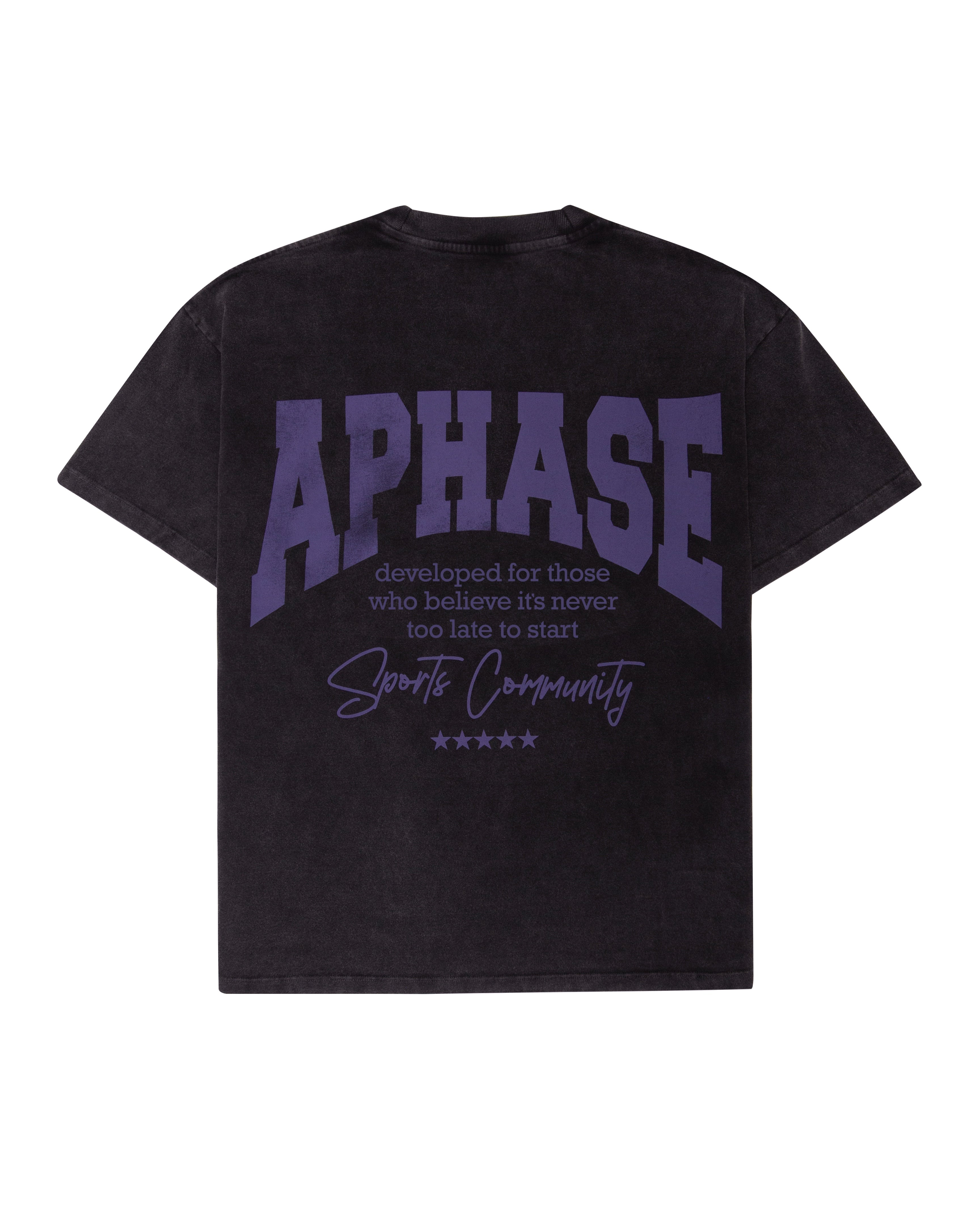 Camiseta Aphase Fight Preto Estonado