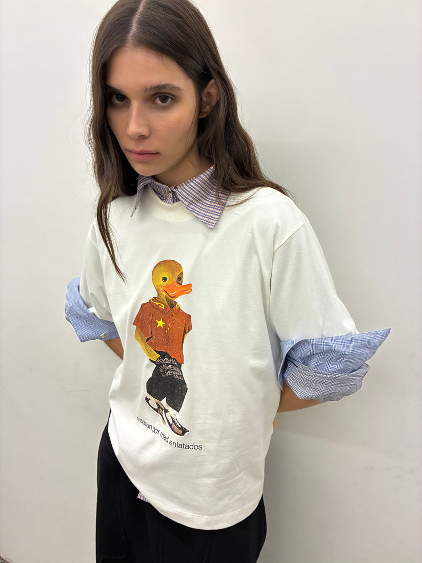Camiseta Mad Enlatados Madson China Branca