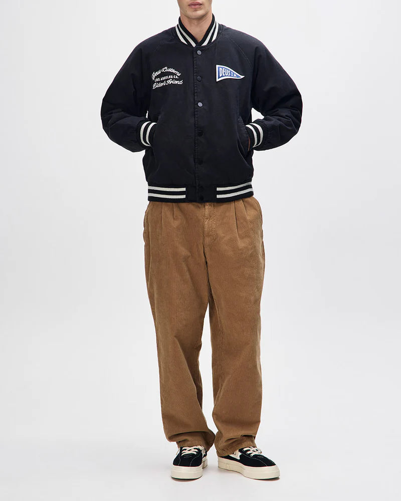 Jaqueta Bomber Deus Ex Machina Stadium Preta