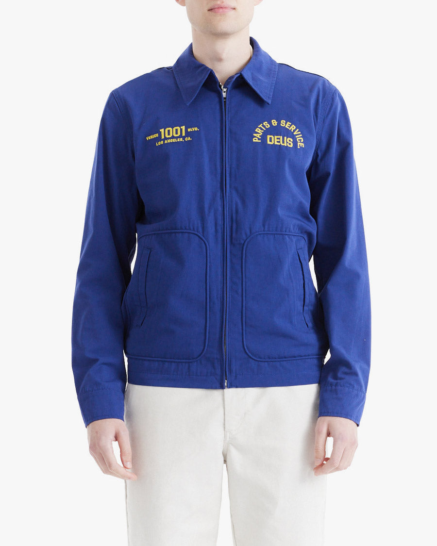 Jaqueta Deus Ex Machina Teller Drizzler Azul