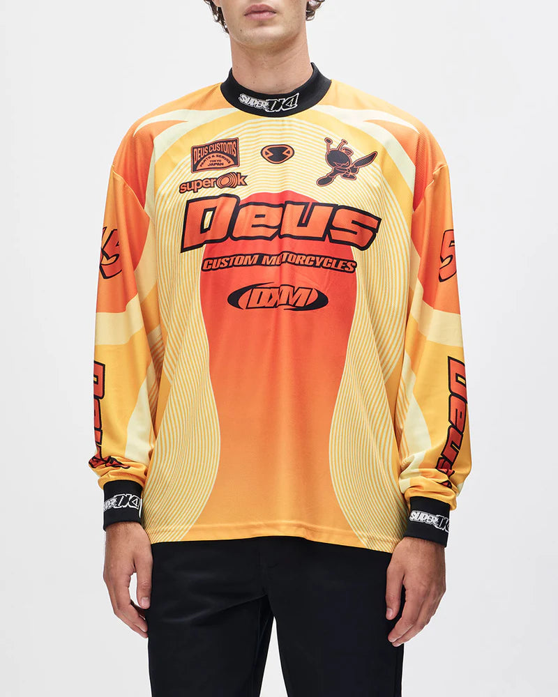 Moto Jersey Deus Ex Machina Pledge Laranja