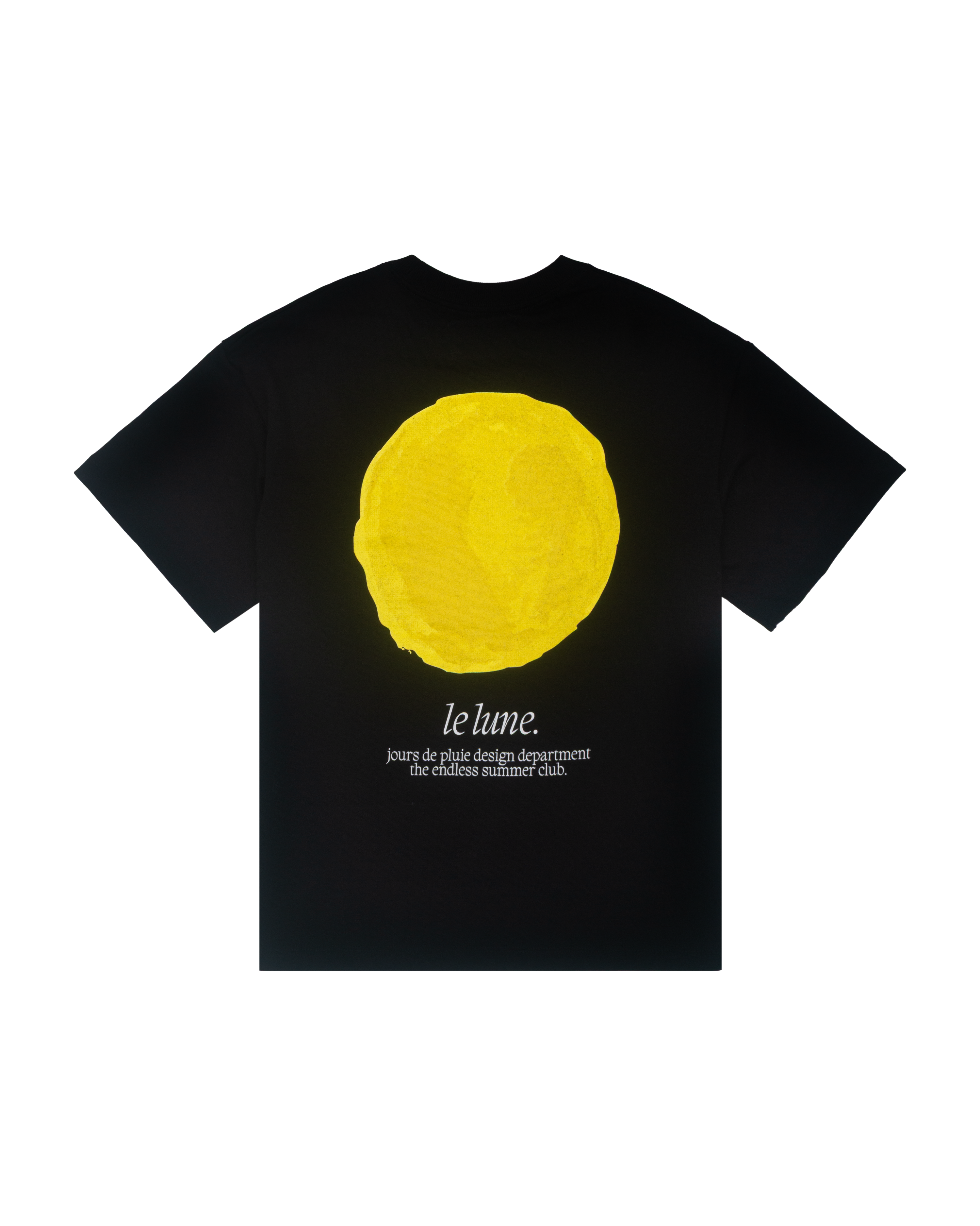 Camiseta Jours de Pluie Boxy Lune Preta
