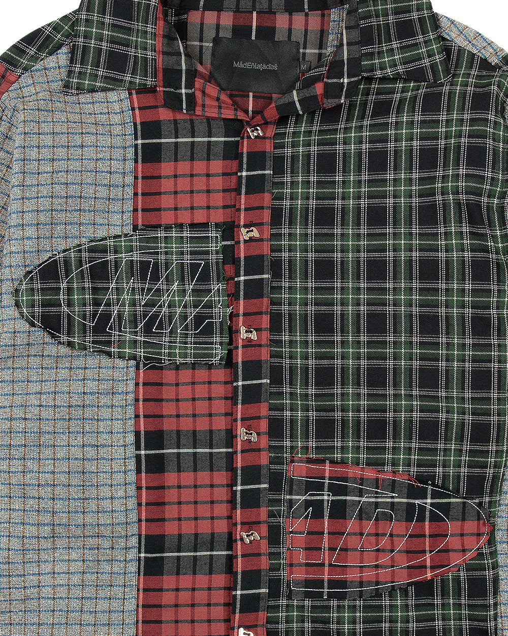 Camisa Mad Enlatados Portal Flanela Fragmentada