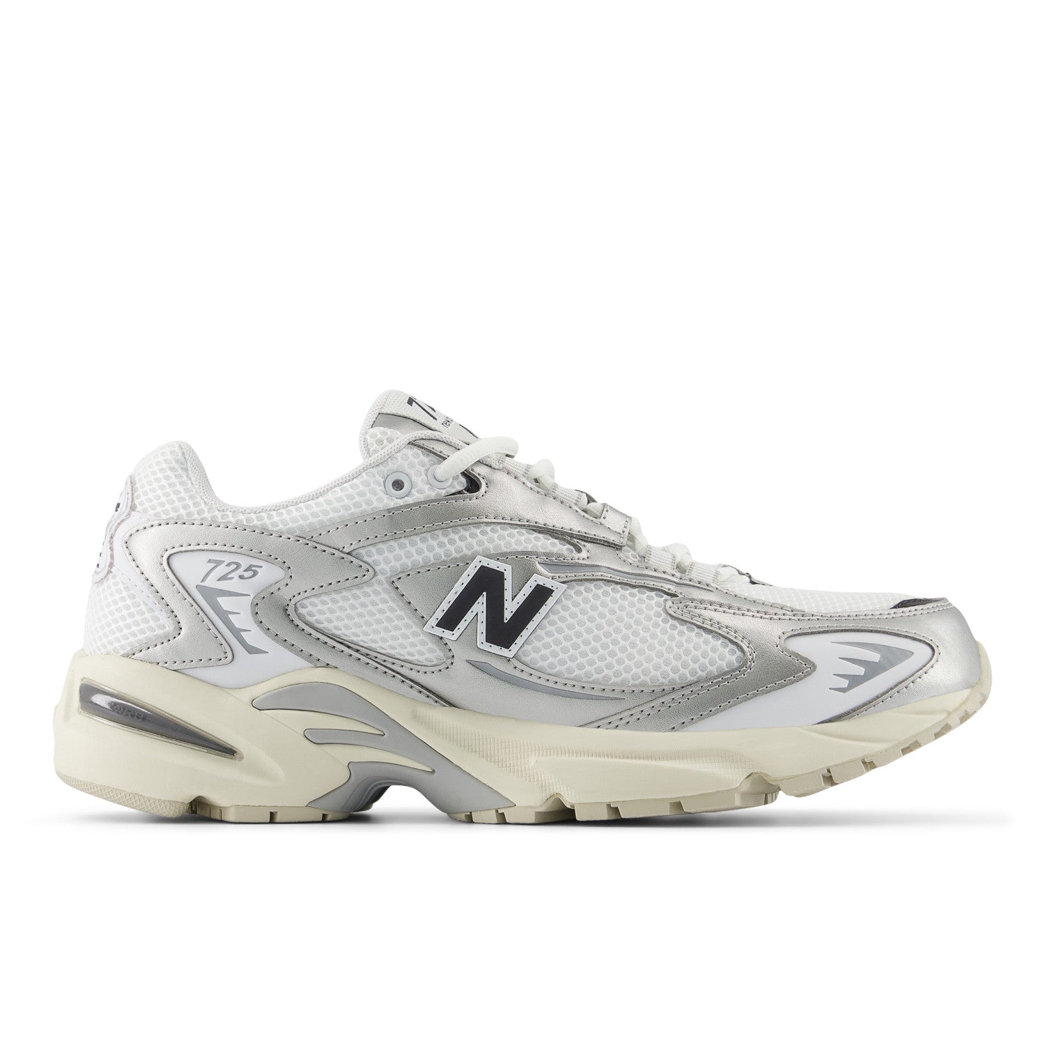 Tênis New Balance Masculino 725 Branco Cinza Metalizado