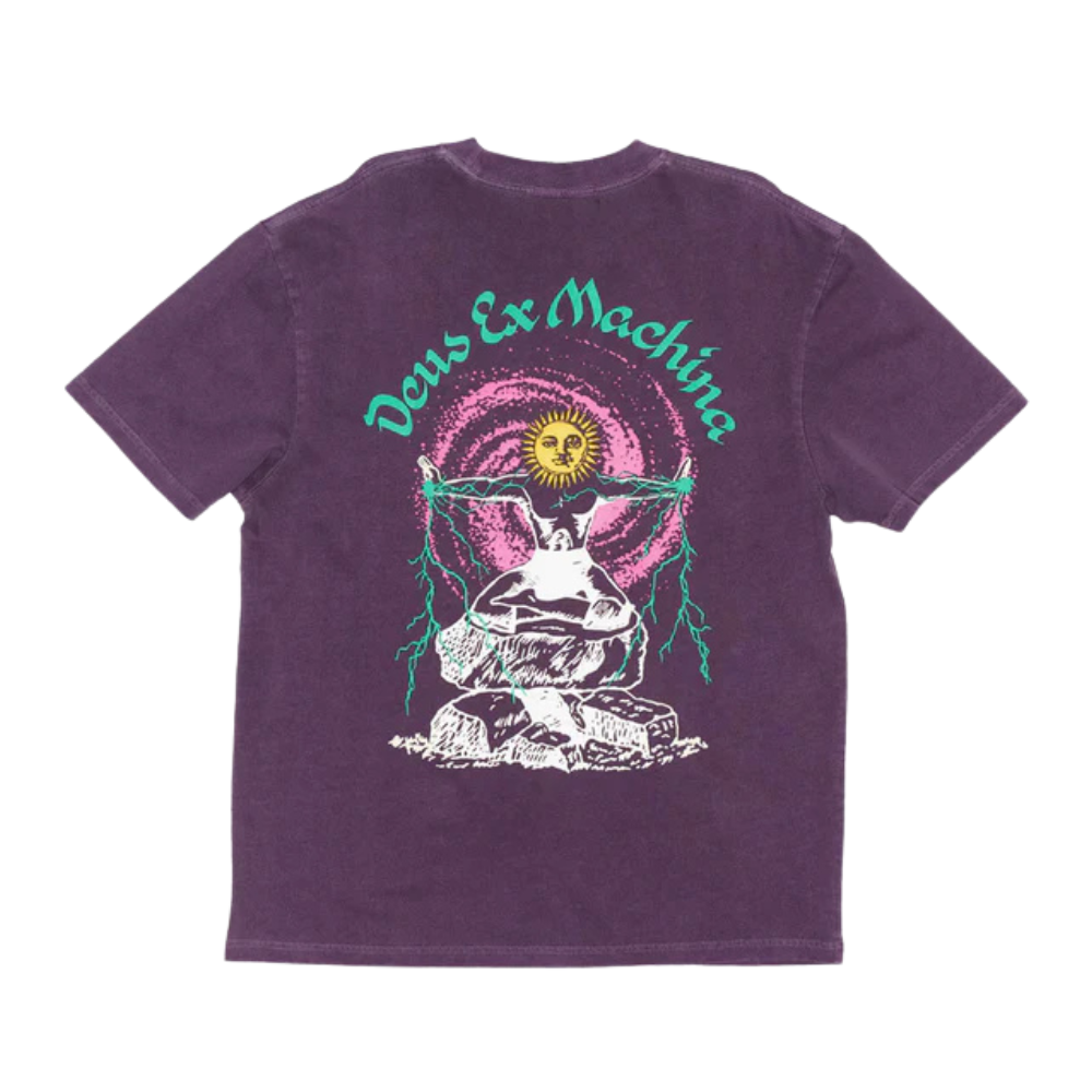 Camiseta Deus Ex Machina Open Head Roxa