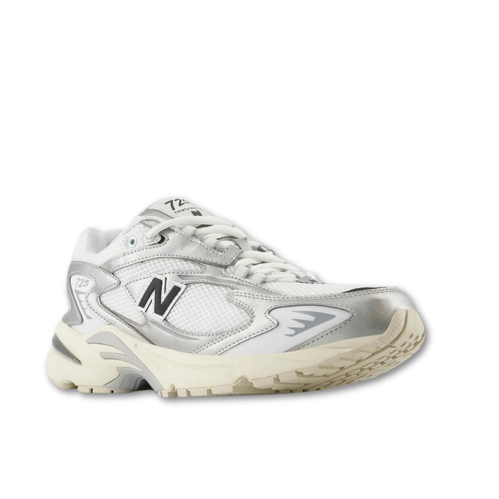 Tênis New Balance Masculino 725 Branco Cinza Metalizado