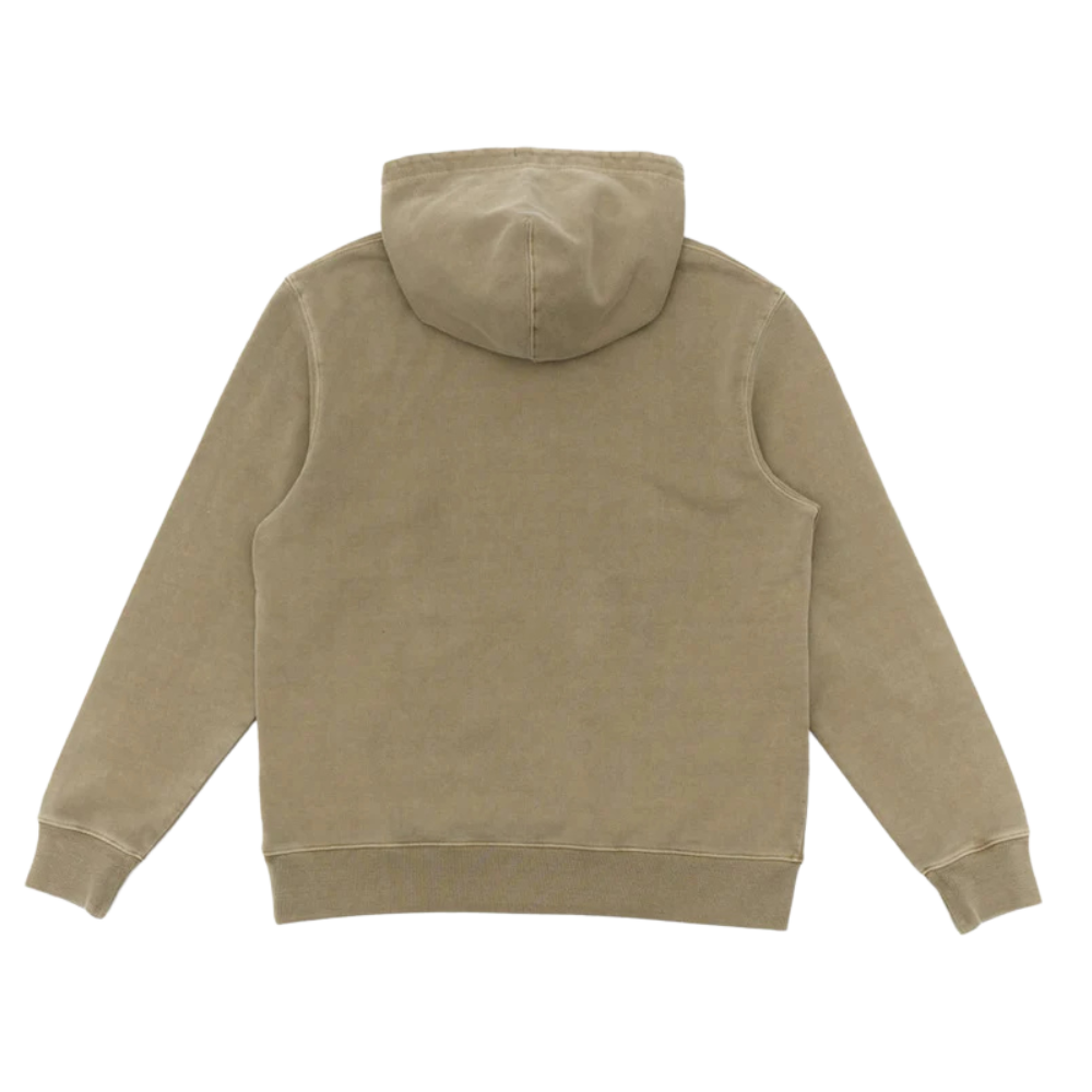 Moletom Canguru Deus Shield Garment Dyed Bege