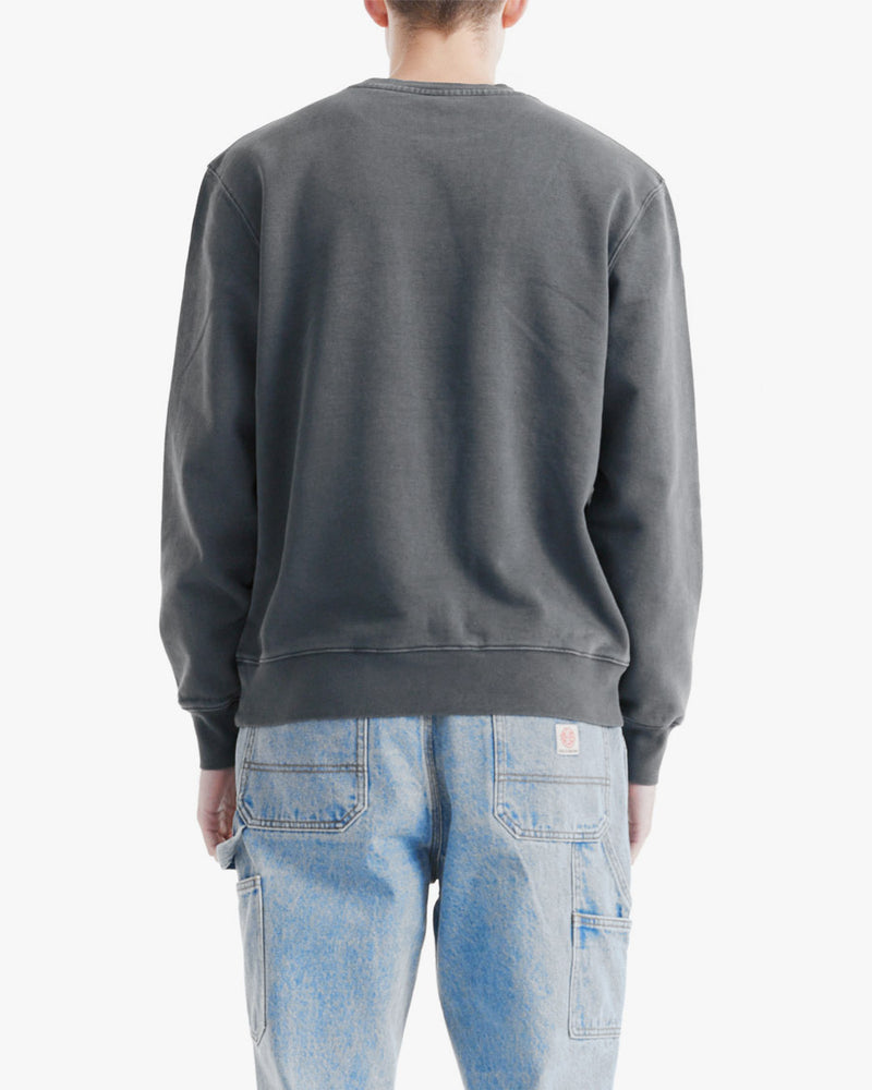 Moletom Canguru Deus Shield Garment Dyed Chumbo