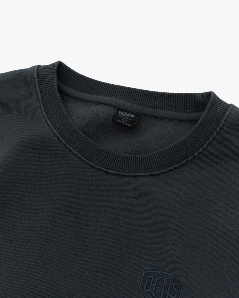 Moletom Canguru Deus Shield Garment Dyed Chumbo