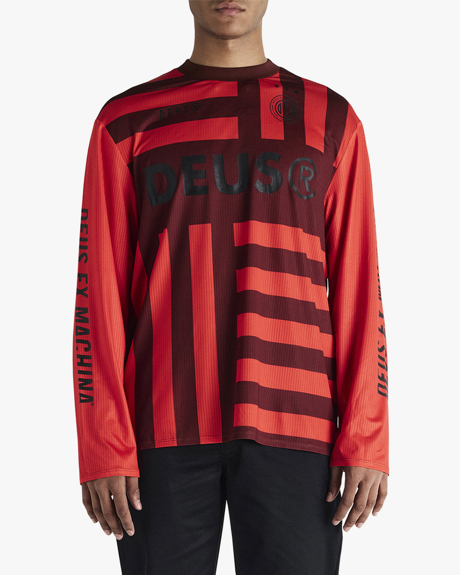 Camiseta Jersey Deus Ex Machina Black Out Laranja