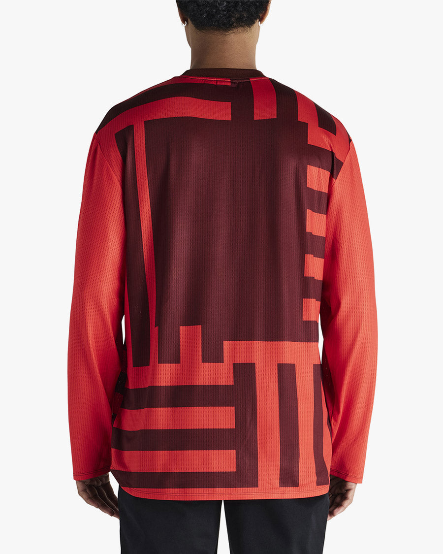 Camiseta Jersey Deus Ex Machina Black Out Laranja