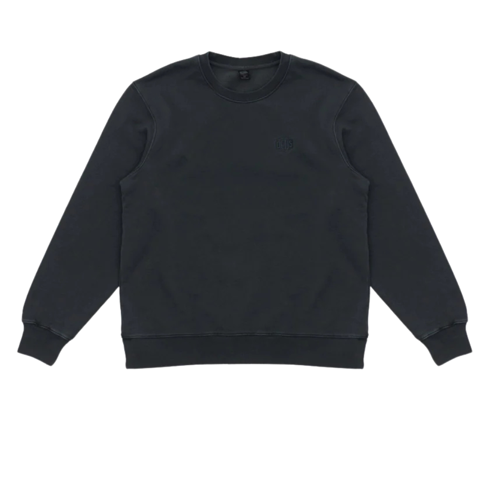 Moletom Canguru Deus Shield Garment Dyed Chumbo