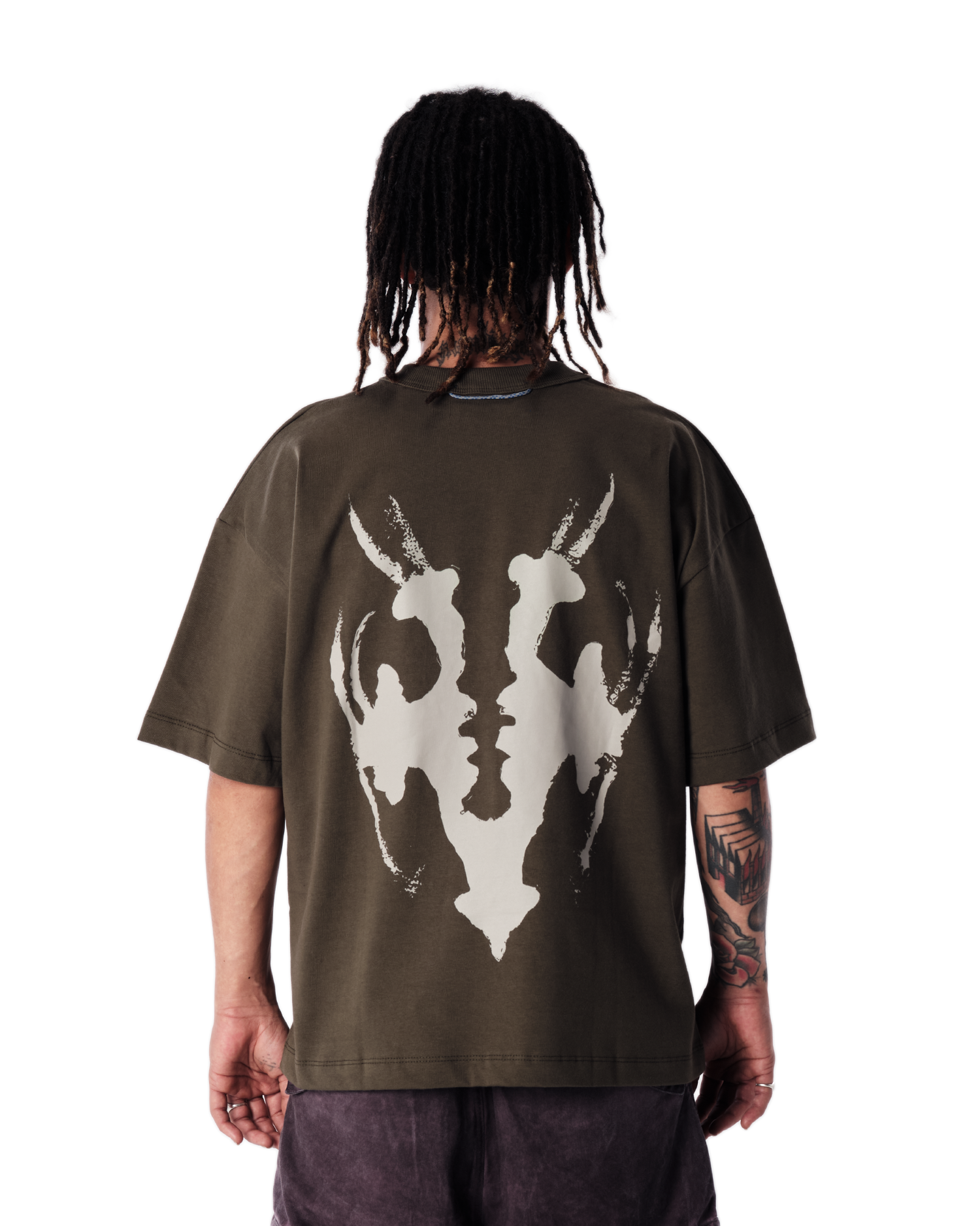 Camiseta Quadro Creations Rorschach Boxy Verde