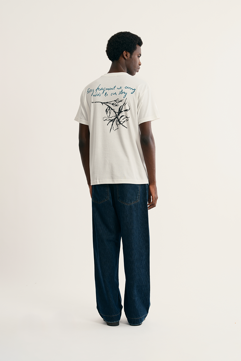 Camiseta Carnan Fragment Heavy Branca