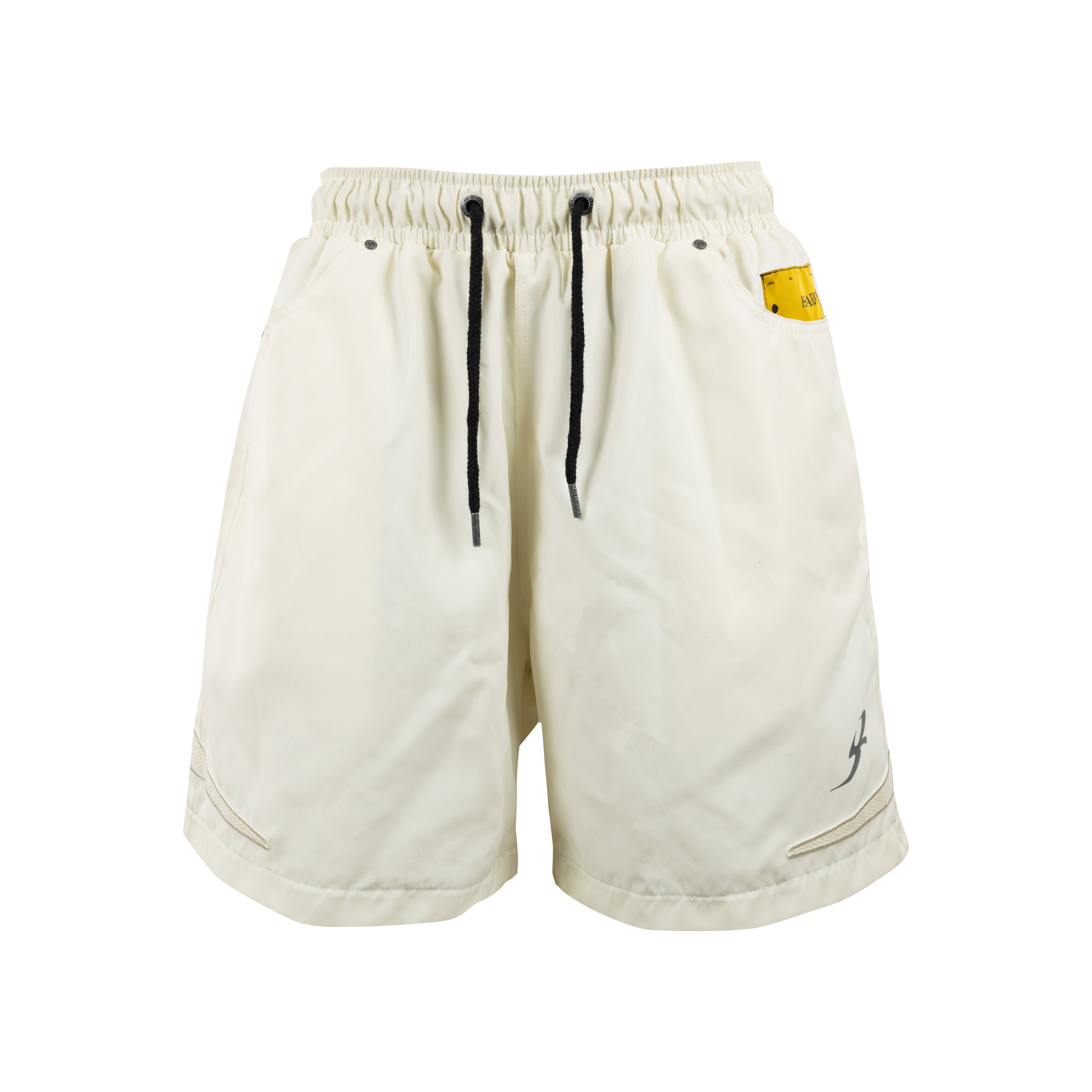 Shorts Barra Crew Textura Off White