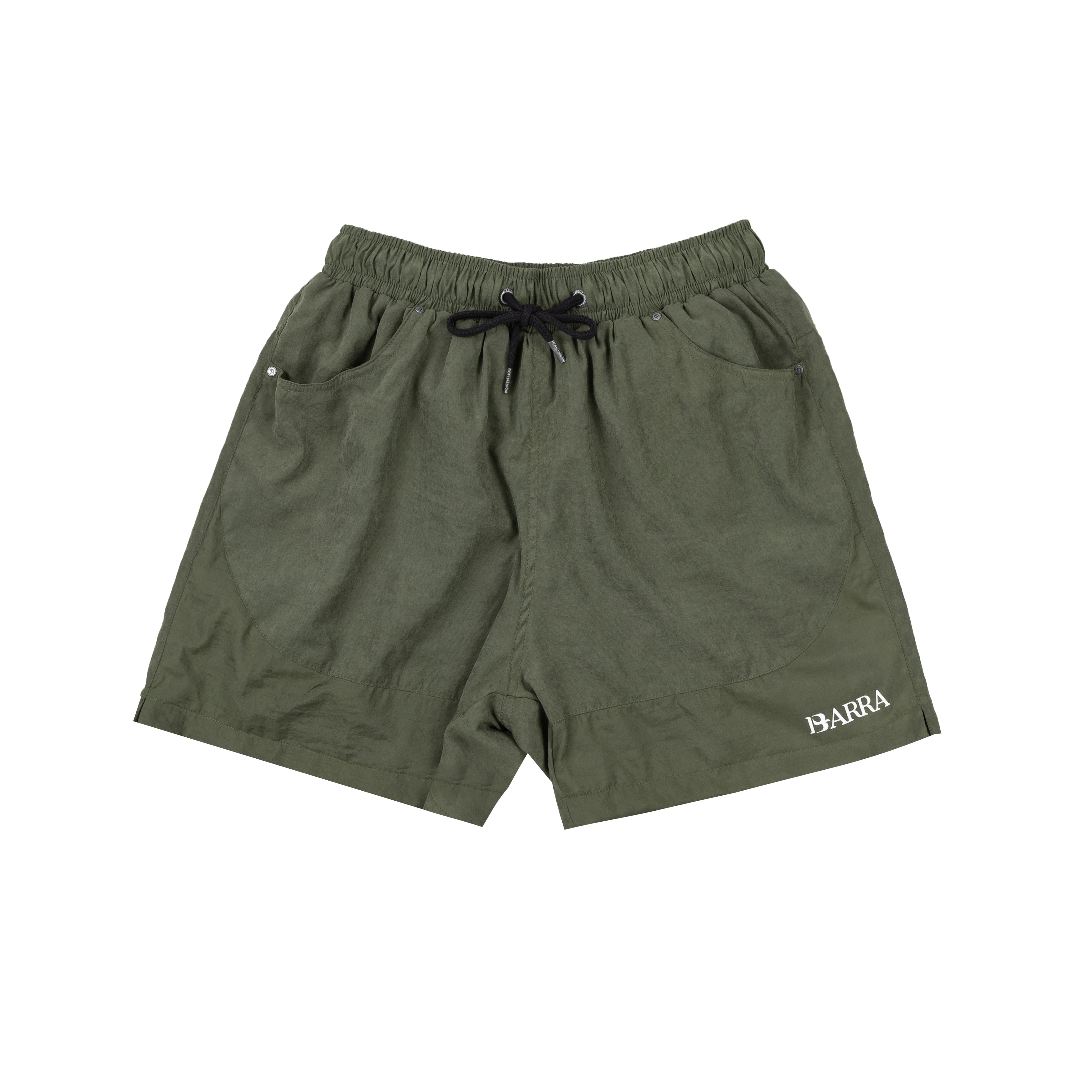 Short Barra Crew Esportivo Leve Verde
