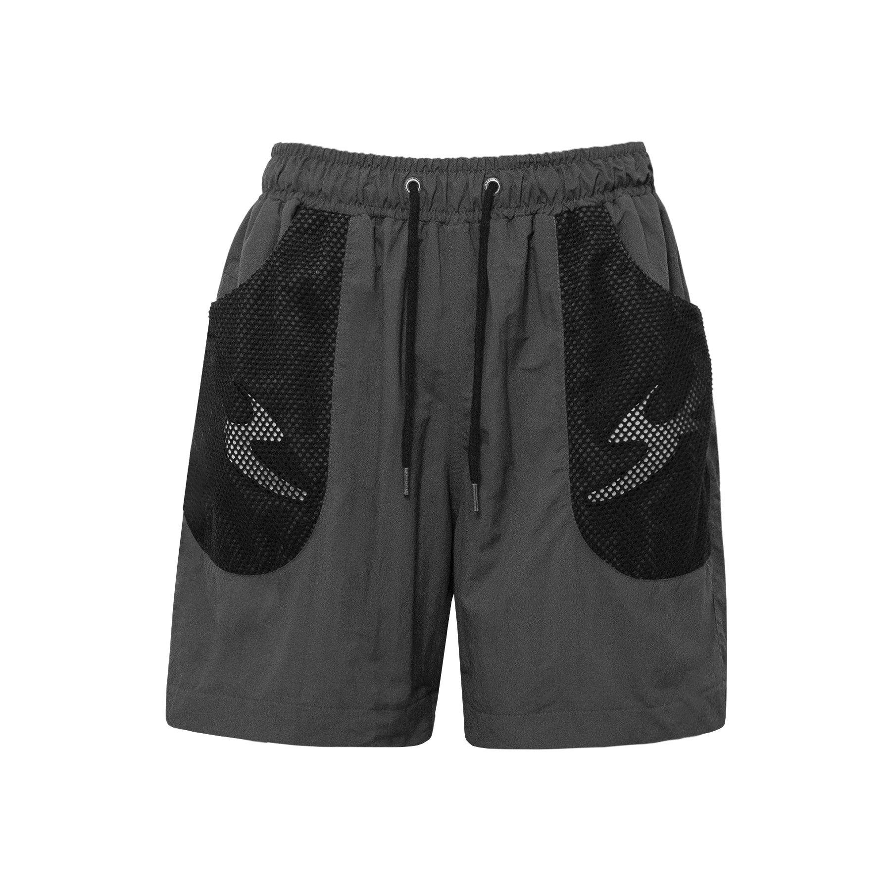 Shorts Barra Crew Garça Patch Grafite