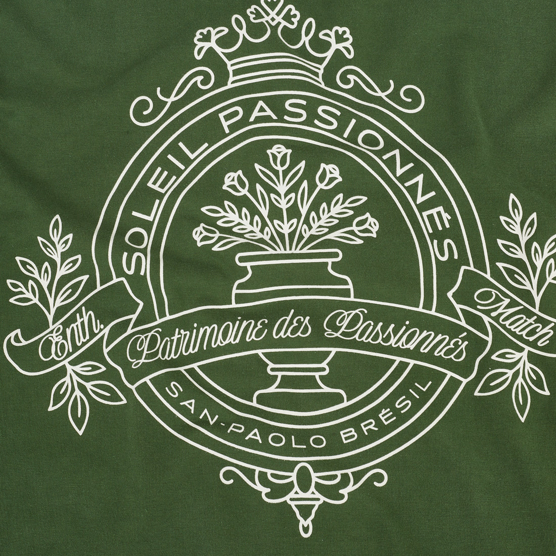 Camiseta Soleil Royal Patrimoine Verde