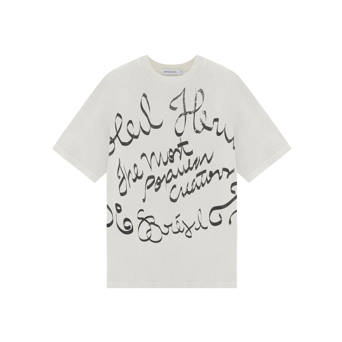 Camiseta Soleil Free Hand Brranca