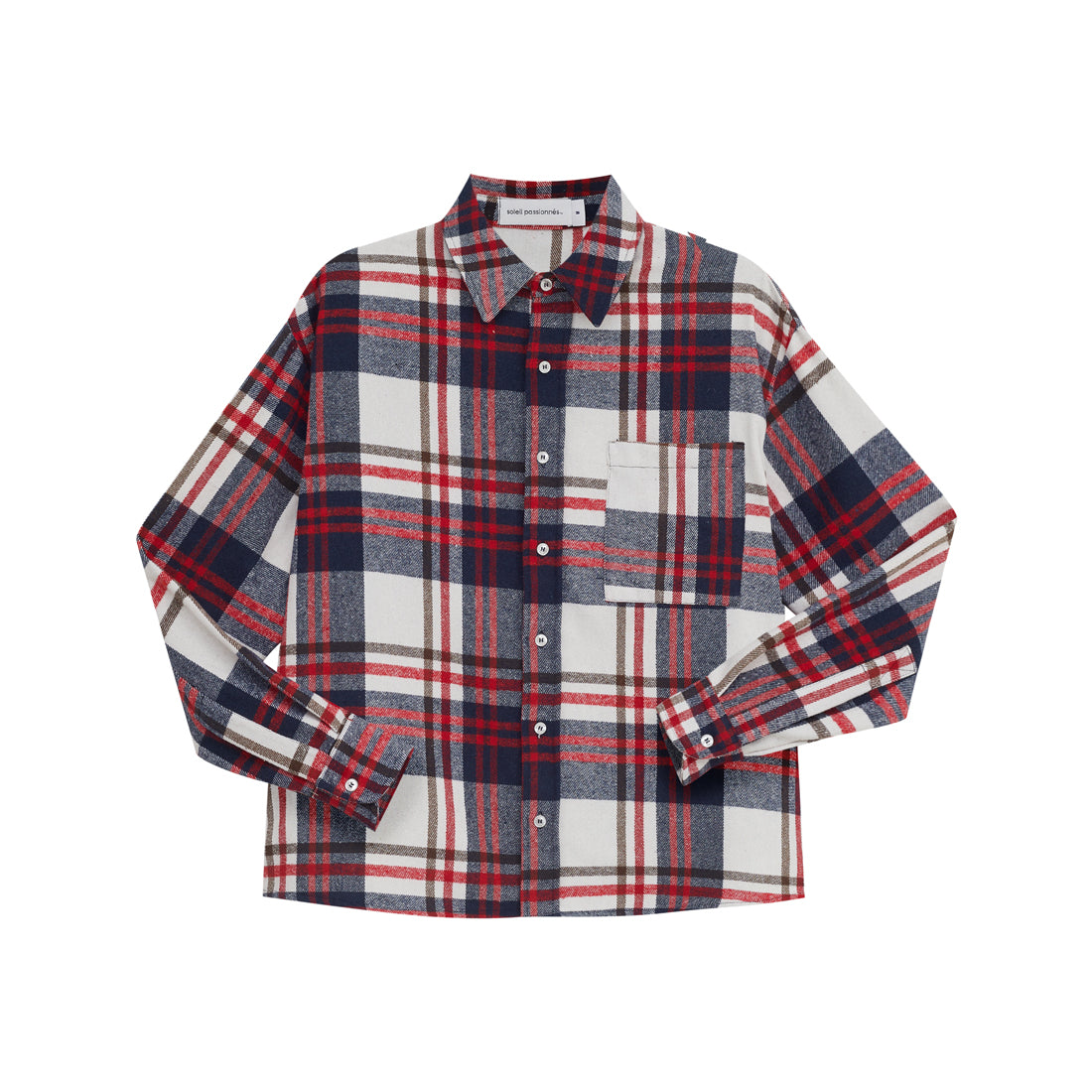 Camisa Xadrez Soleil Azul