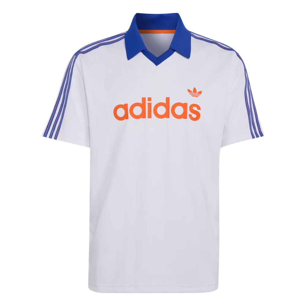 Camiseta Polo Adidas Drop Needle Branca