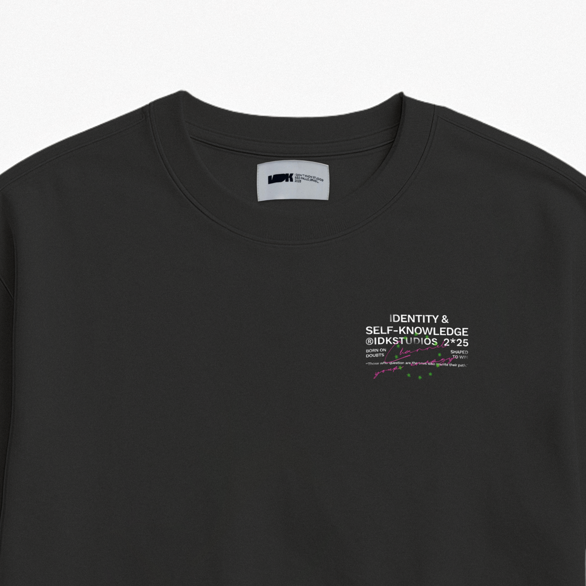 Camiseta IDK Shaped To Win Preta