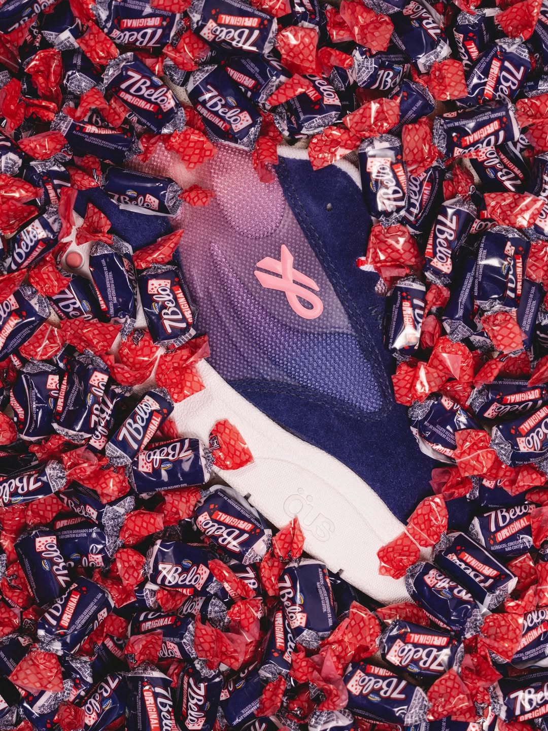 Tênis Fluente GTX Ous x 7Belo Framboesa