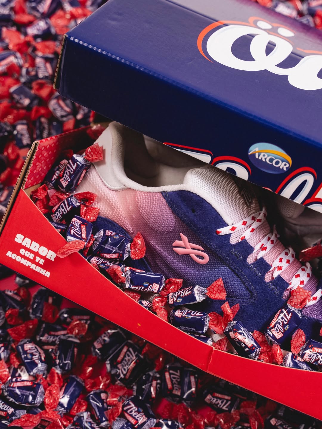 Tênis Fluente GTX Ous x 7Belo Framboesa