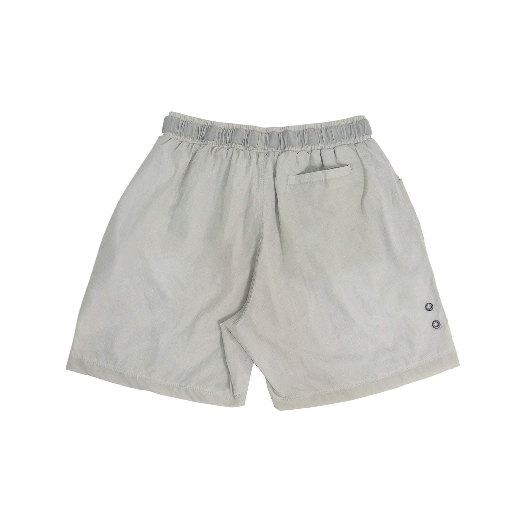 Short Barra Crew Logo Cinza