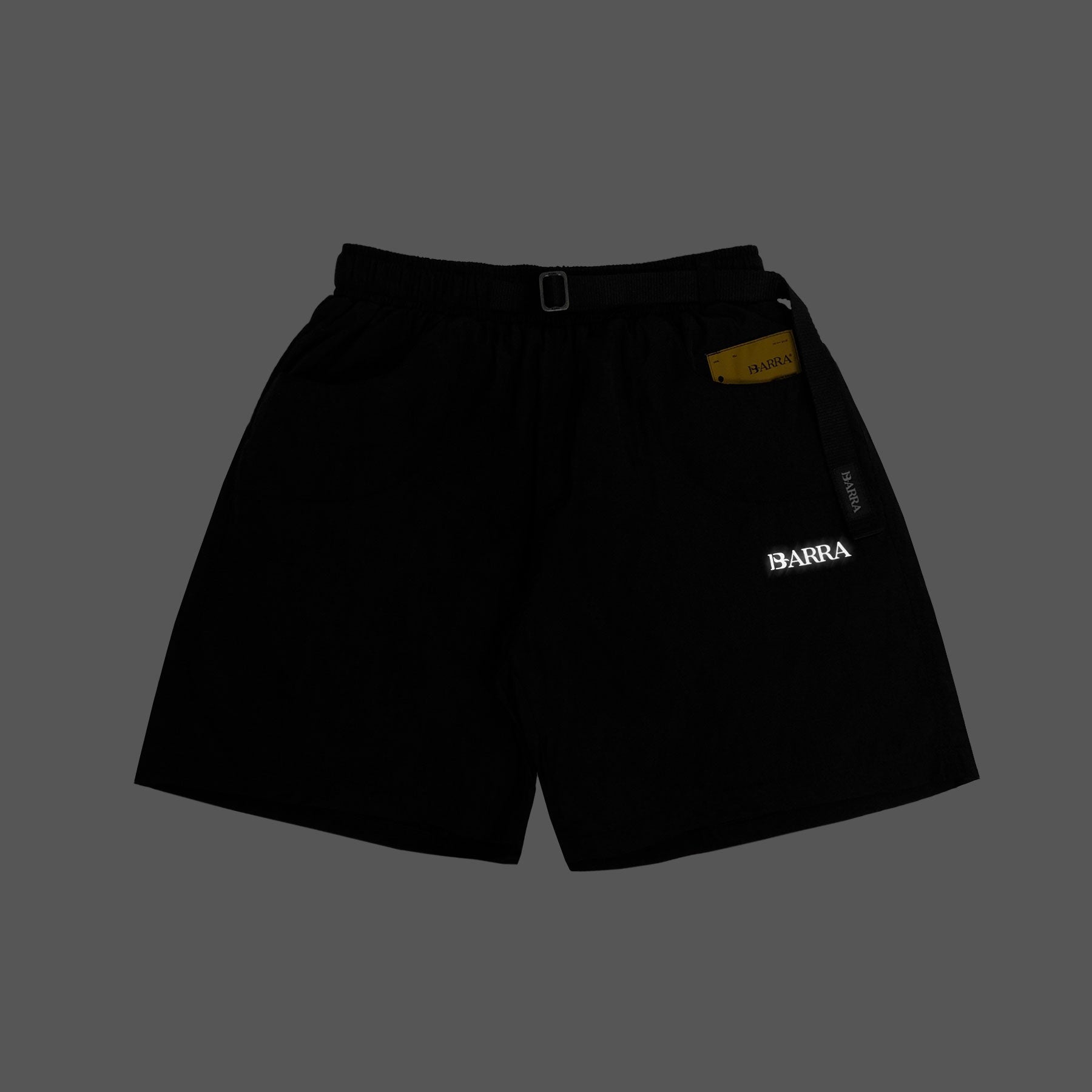 Short Barra Crew Logo Preto