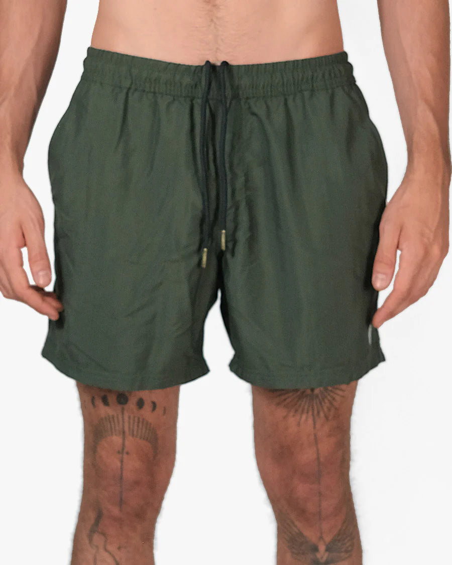 Shorts Deus Ex Machina Glide Verde Militar