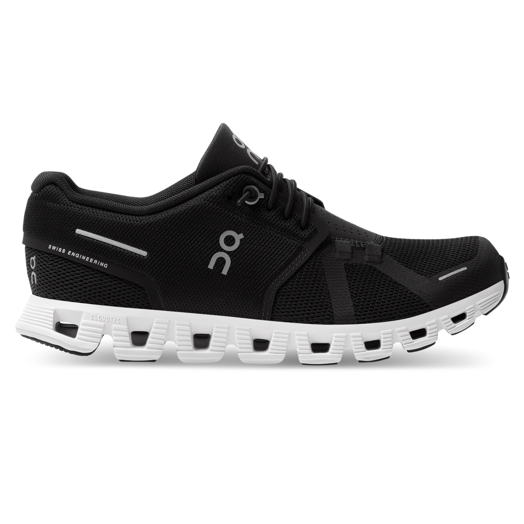 Tênis On Cloud 5 Feminino Black White