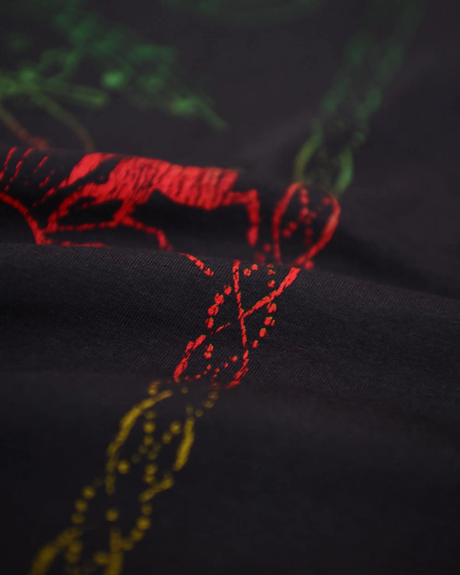Camiseta Sow Boxy Rasta Monk Cinza Estonado