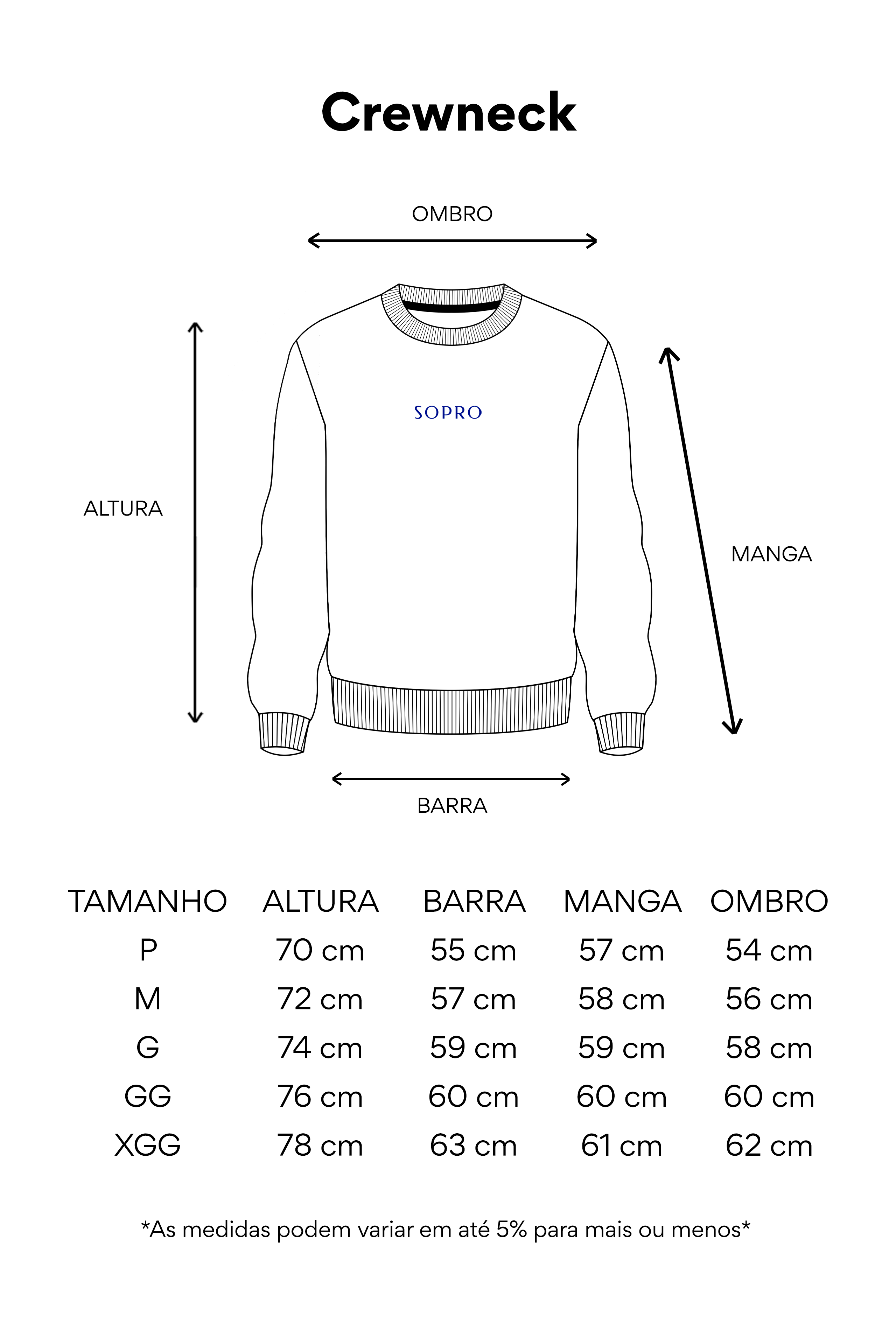 Casaco Crewneck Sopro Star Guide Cement Cinza